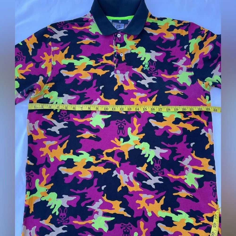 Psycho Bunny Multicolor Camouflage Polo Shirt
Size 7 , 100% cotton . - Picture 8 of 11